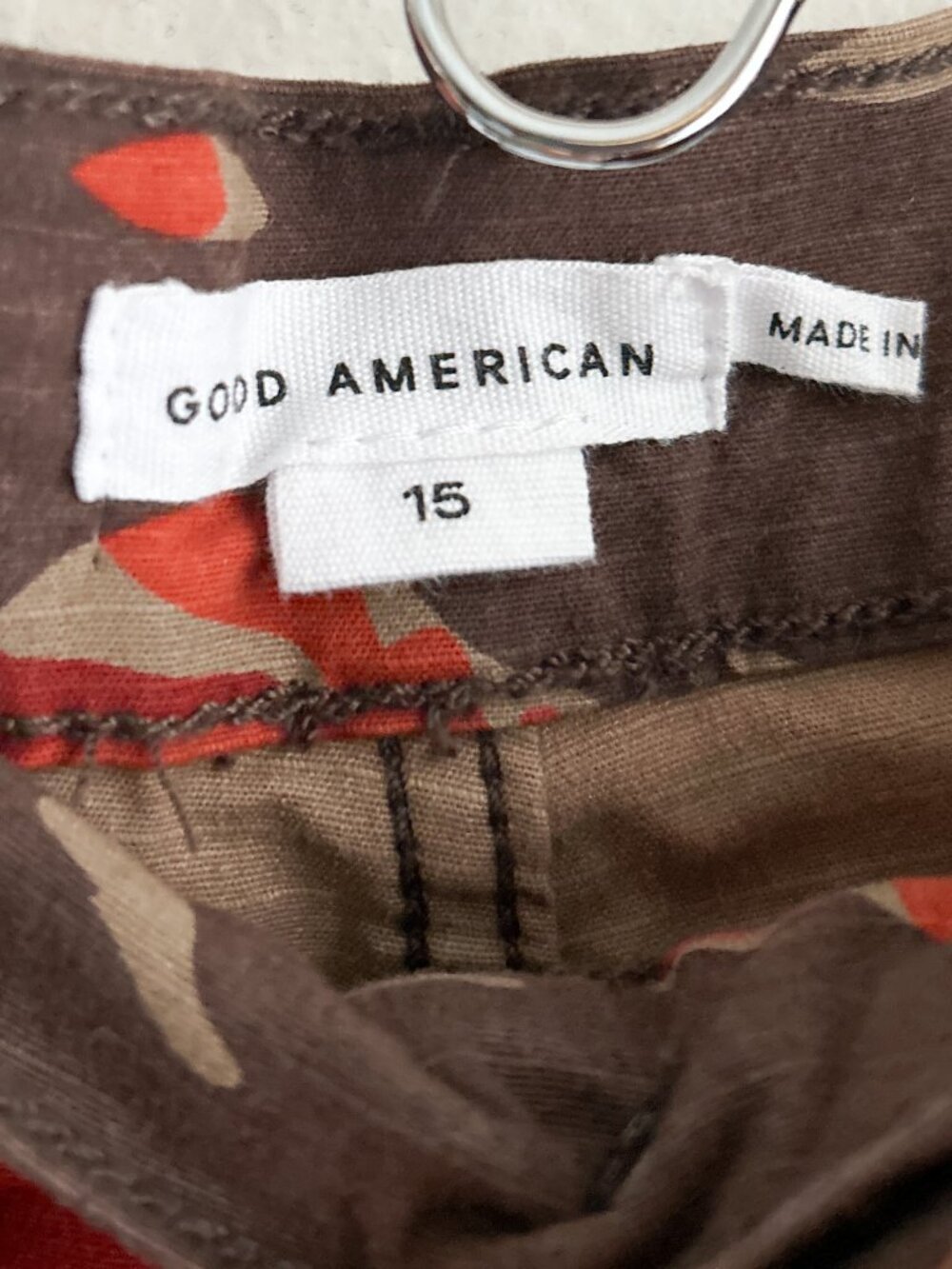 Good American Uniform Red/Orange Desert Camo Parachute Pants SZ 15 - Picture 6 of 8